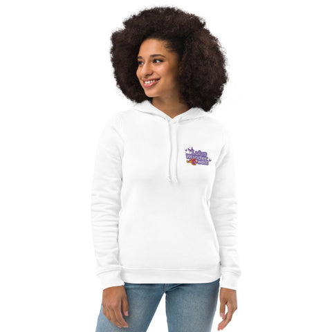 LulusWunderwelt - Damen-Hoodie aus Bio-Baumwolle mit Stick