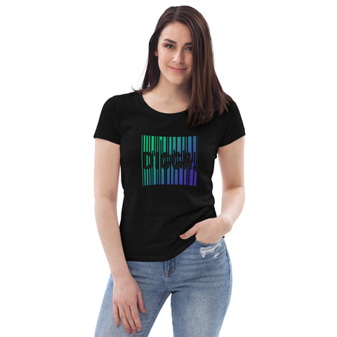 beati_tv - Damen-T-Shirt aus Bio-Baumwolle mit Druck