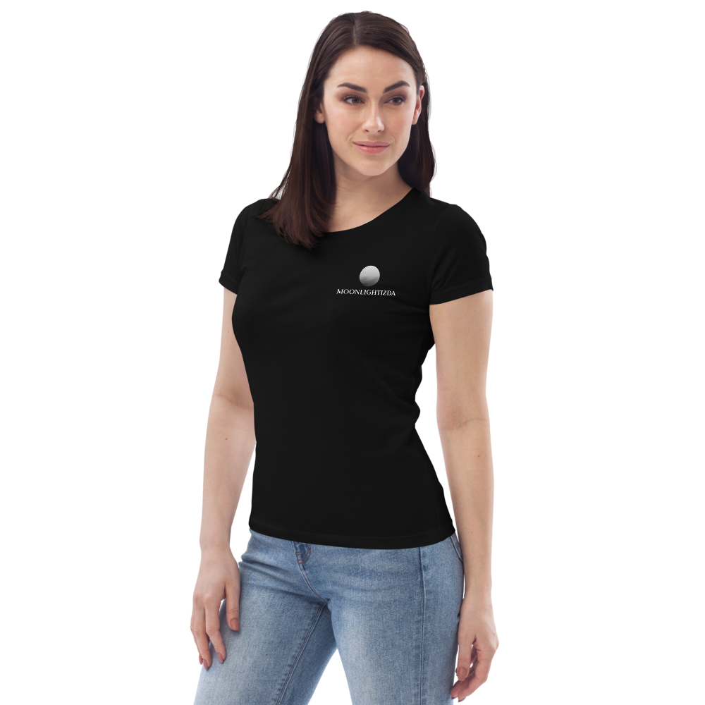moonlightizda - Damen-T-Shirt aus 100% Bio-Baumwolle mit Druck