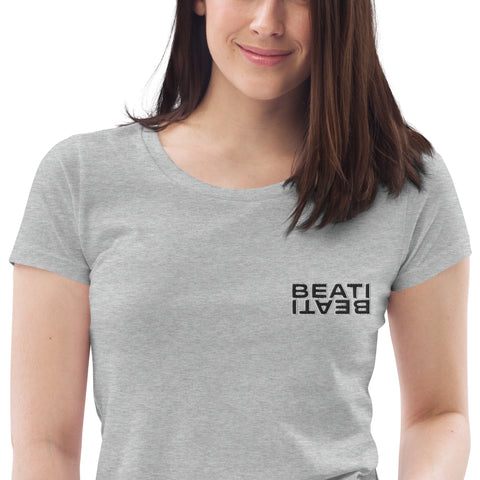 beati_tv - Damen-T-Shirt aus Bio-Baumwolle mit Stick