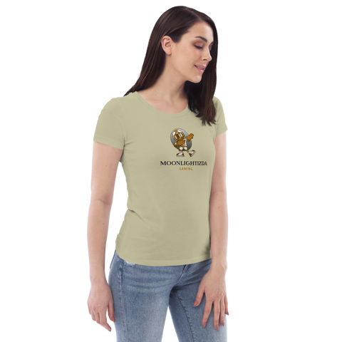 moonlightizda - Damen-T-Shirt aus 100% Bio-Baumwolle mit Druck