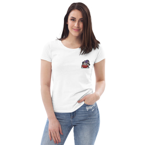 TirolerinMitHerz - Damen-T-Shirt aus Bio-Baumwolle mit Stick