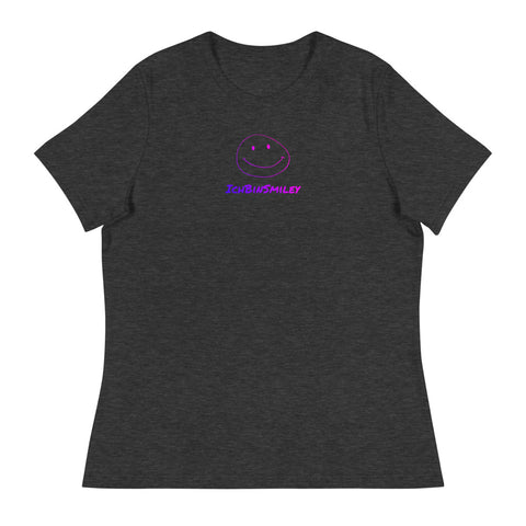 IchBinSmiley - Lockeres Damen-T-Shirt mit Druck
