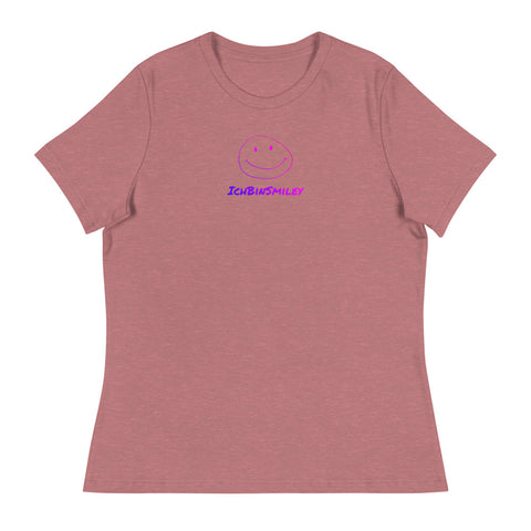IchBinSmiley - Lockeres Damen-T-Shirt mit Druck