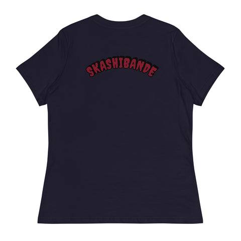 Skashio - Lockeres Damen-T-Shirt mit Druck