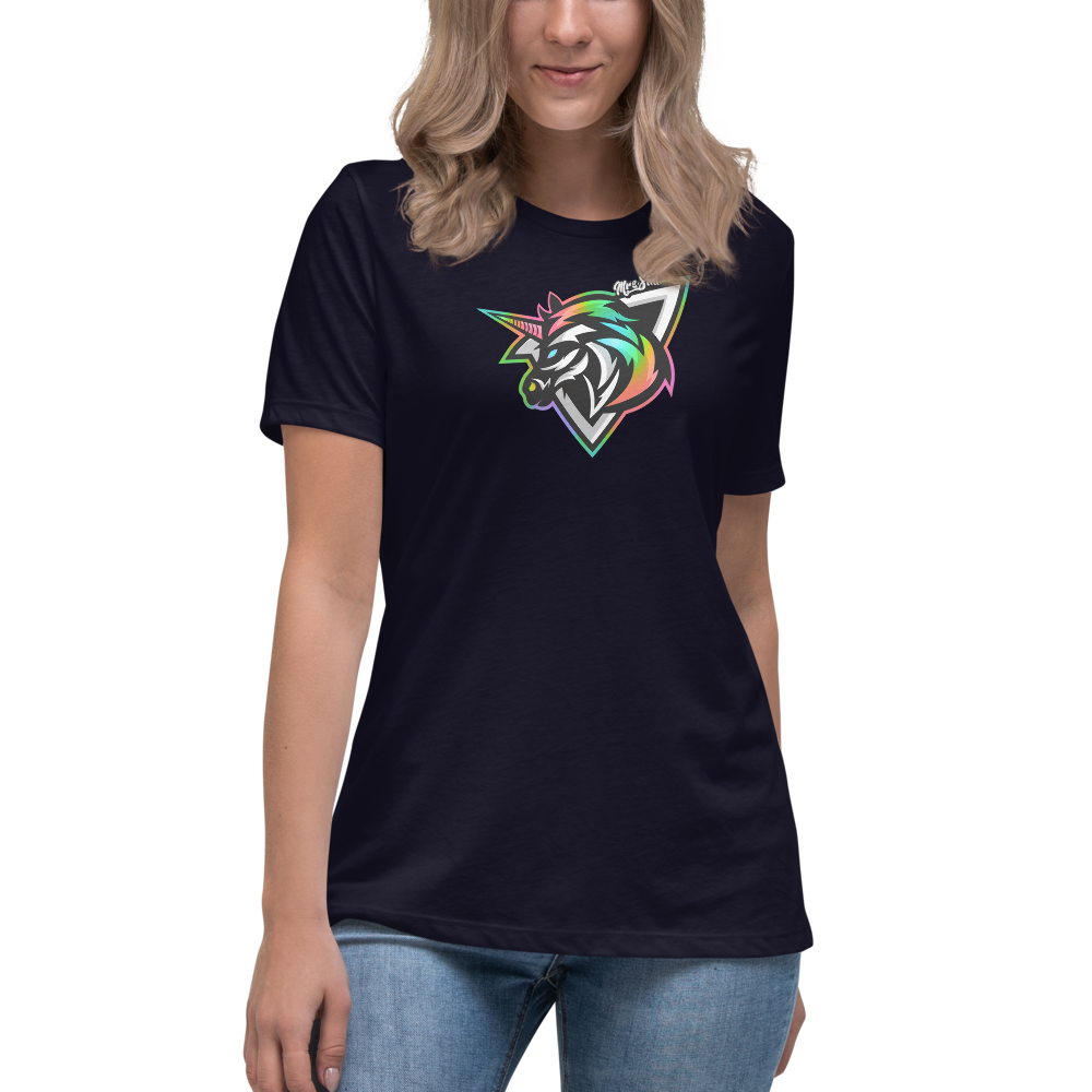 MrsSini - Lockeres-Damen-T-Shirt mit Druck