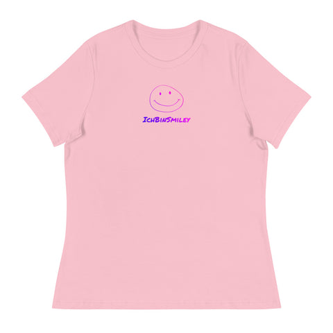 IchBinSmiley - Lockeres Damen-T-Shirt mit Druck