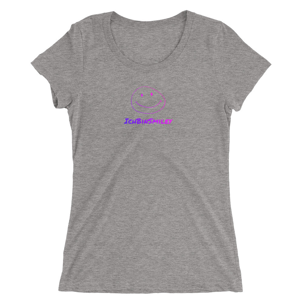IchBinSmiley - Kurzärmliges Damen-T-Shirt mit Druck